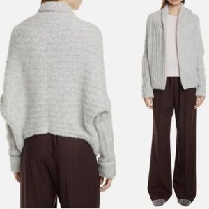 Vince Gray Alpaca Blend Dolman Sleeve Shawl Cardigan XS